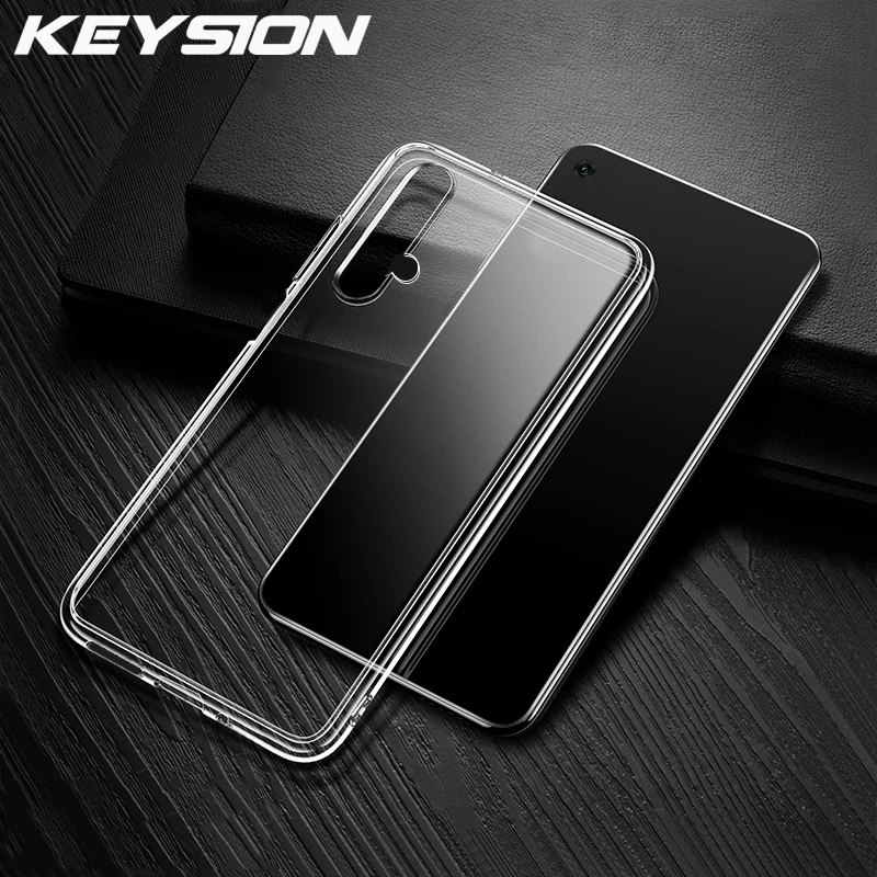 KEYSION чехол для Huawei Honor 20 Pro 10 Lite 10i тонкий прозрачный силиконовый мягкий ТПУ задняя