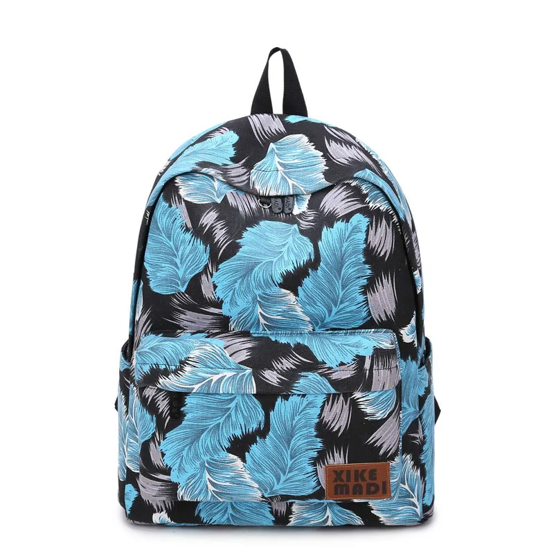 

Printing Backpack Canvas Bag Fashion Women Backpack School Bags For Teenagers Girls Durable Laptop Backpack Casual Travel Bag