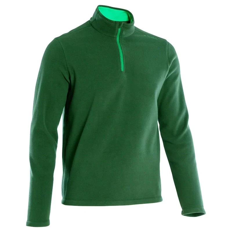 Decathlon Brand Outdoors Hiking Fleece Jacket Men Original Thicke Polar Thermal Anti-sweat QUECHUA Free Shipping | Спорт и