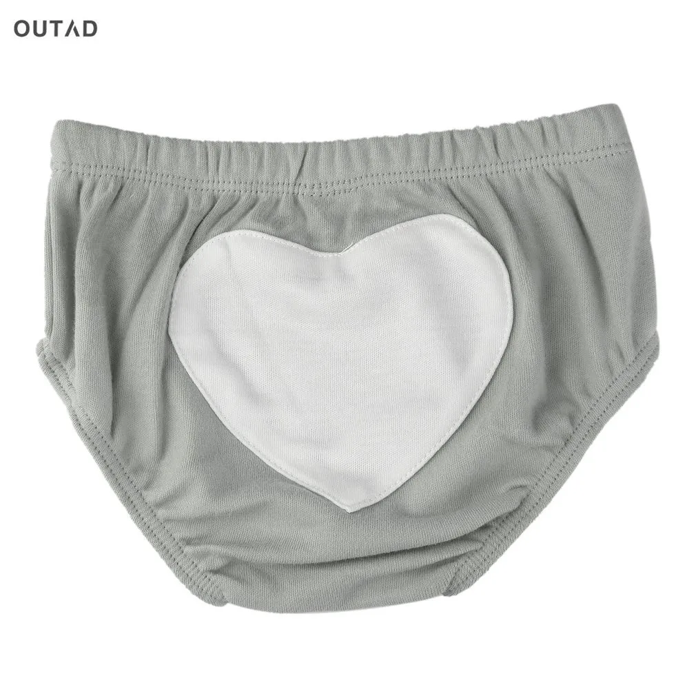 OUTAD/Детские короткие кружевные штаны унисекс с оборками для малышей чистый хлопковый подгузник с сердечками, треугольные детские трусы для От 0 до 2 лет, Лидер продаж