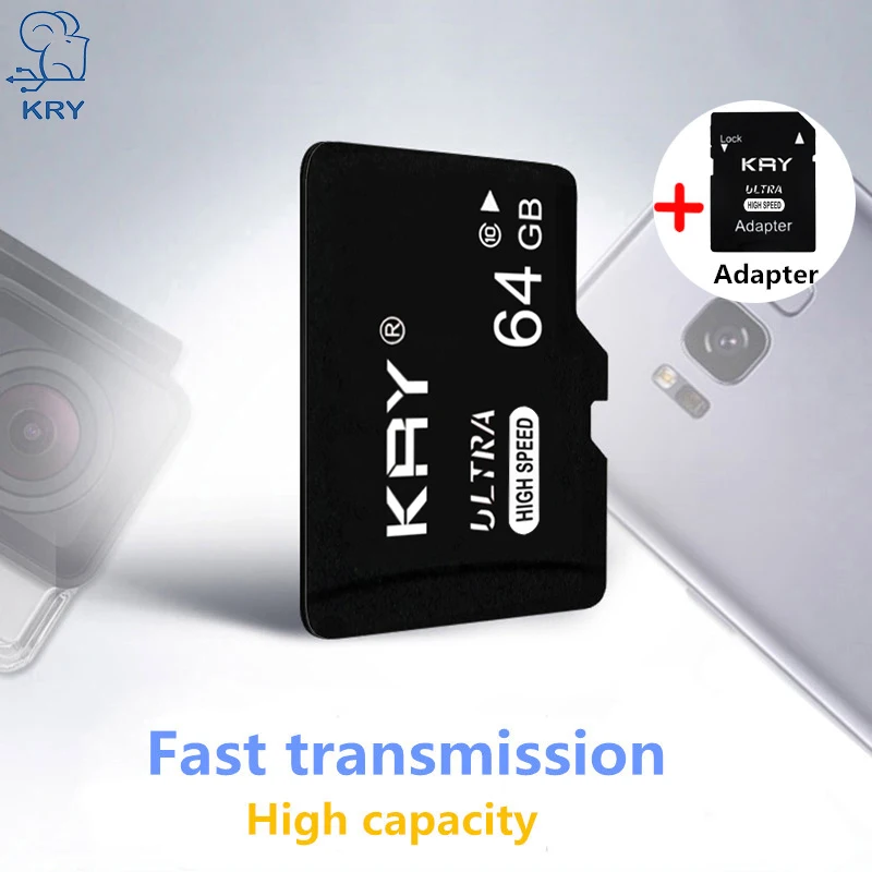 

High Speed Memory Card Flash USB Card Class 10 64GB 128GB 8GB 16GB 32GB TF SD Card for Camear Cartao De Memoria with Adapter