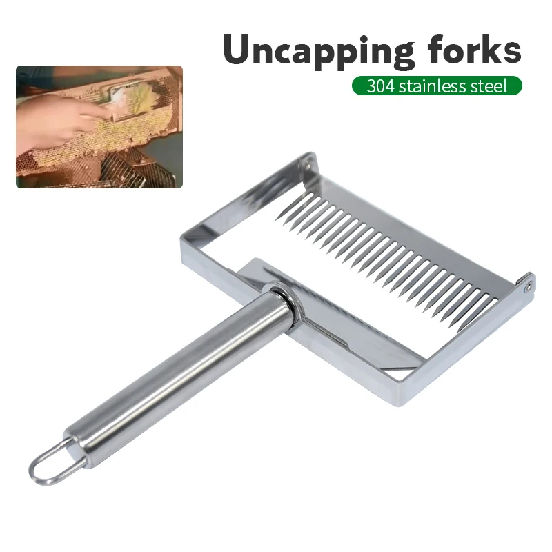 Honeycomb Uncapping fork Stainless Steel Beekeeping Tool Honey Scraper