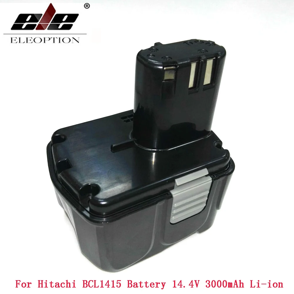 Для аккумулятора Hitachi 14,4 V 3000mAh литий-ионный аккумулятор для Hitachi BCL1415 CJ14DL DH14DL EBL1430 BCL1430