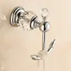 Robe Hooks Gold Hook on the wall Crystal Brass Gold Robe Hook Bathroom Hangings Towel Rack European Style Clothes Hook HK-25 ► Photo 2/3