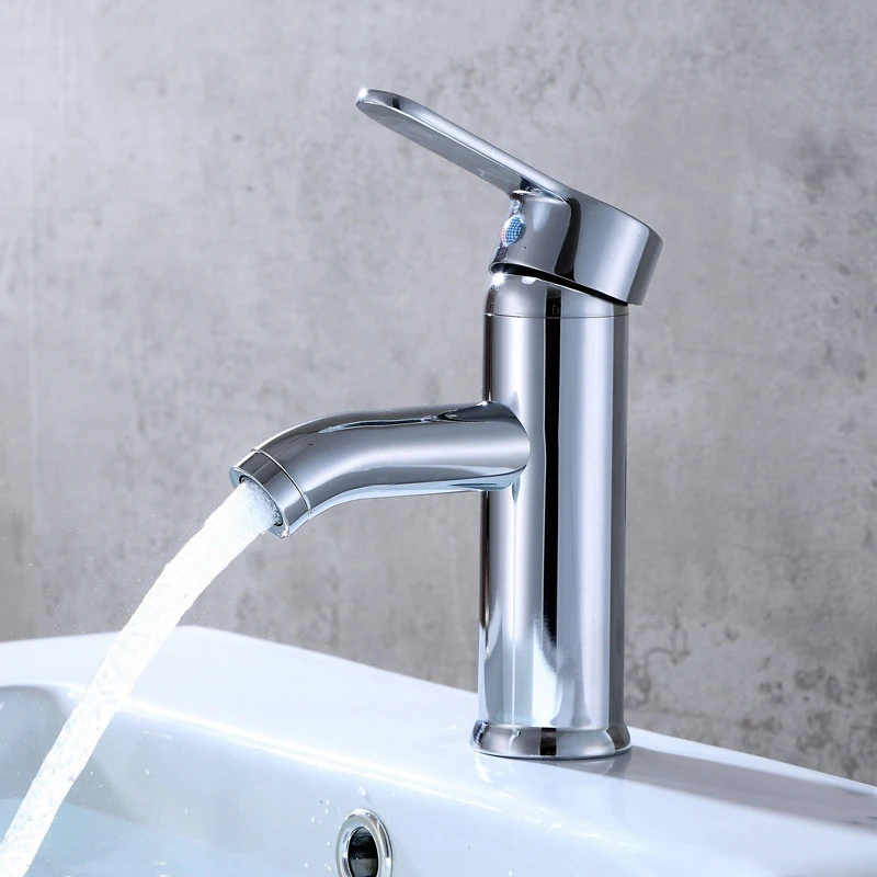 

Basin Tap Faucet Hot Cold Water Mixer Tap for Kitchen Bathroom Basin Faucet