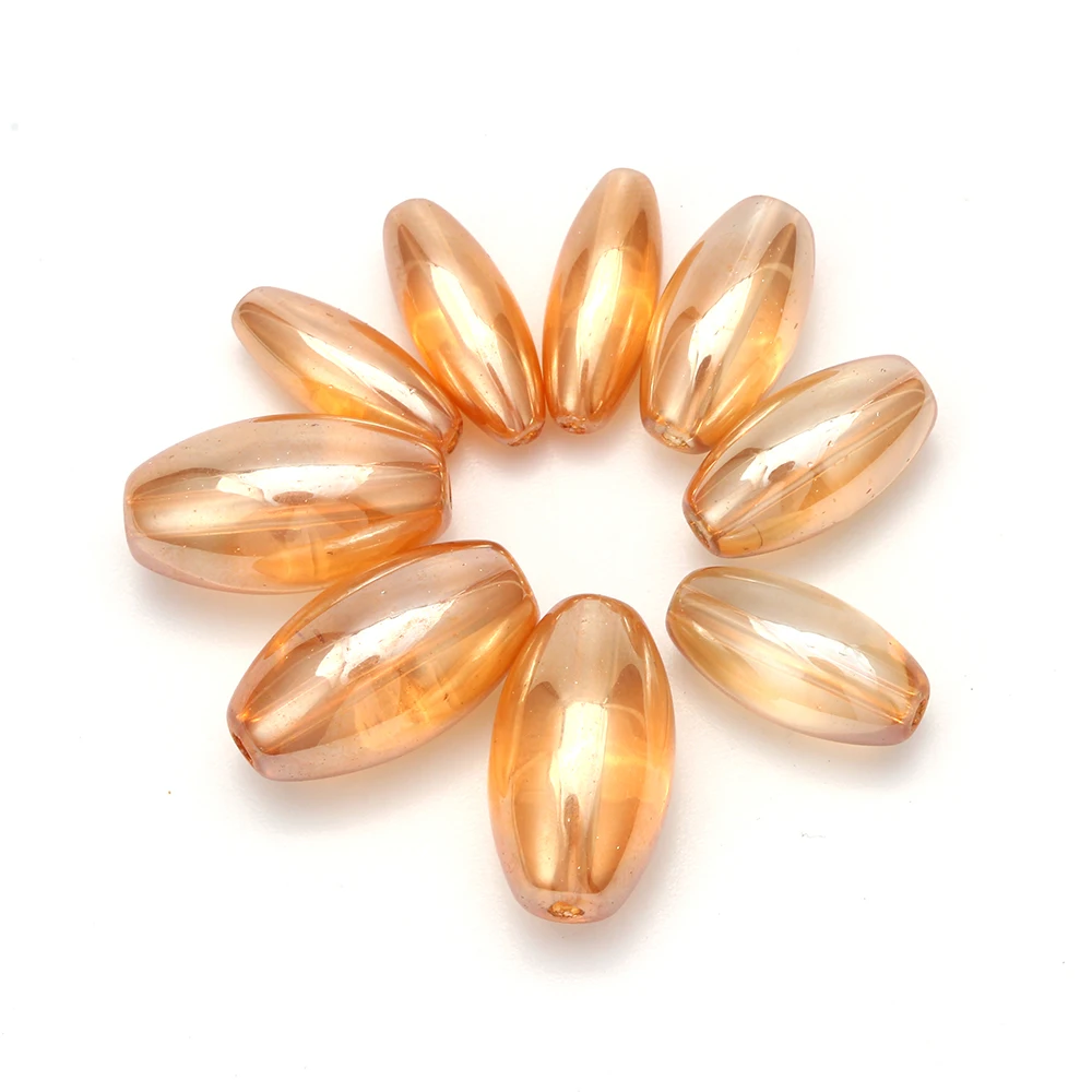 MEIBEADS 1string 6mm AmberColor Loose Spacers Beads Jewelry Accessories Fit Diy Shell Bracelet Necklace Pendants EY6362 | Украшения и