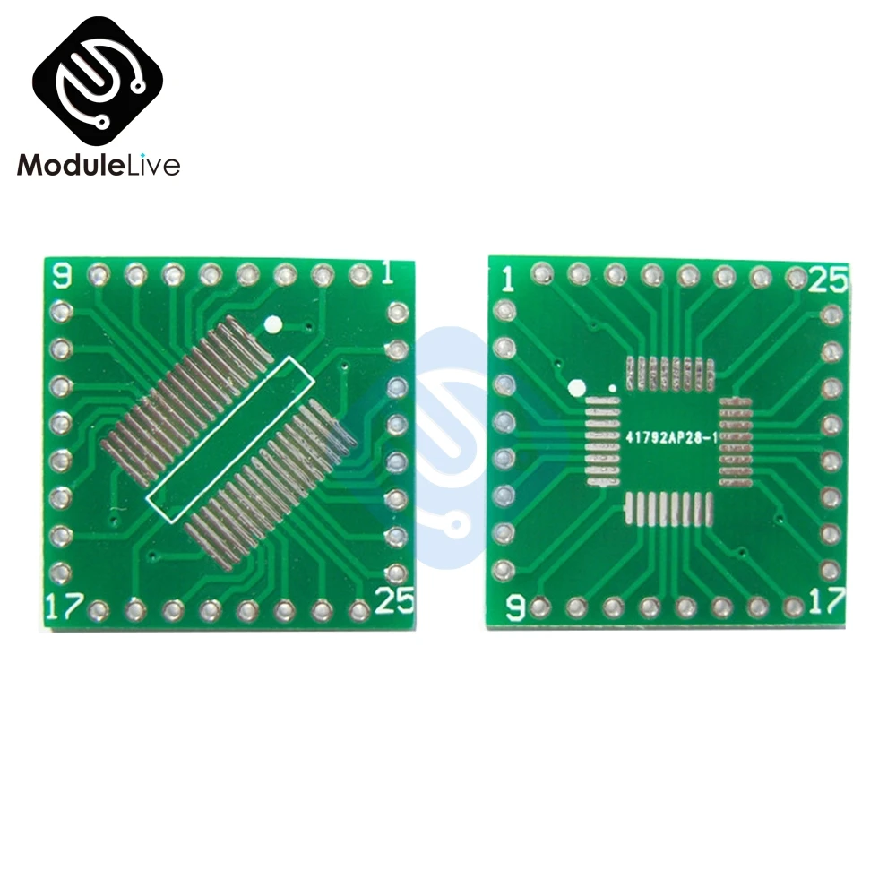 5 шт. QFP/TQFP/LQFP/FQFP/SOP/SSOP32 для DIP адаптера плата PCB преобразователь SOP32 поворот