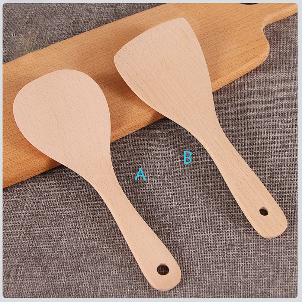 

Solid Wood No Paint No Wax Rice Spoon Rice Cooker Special Rice Spatula