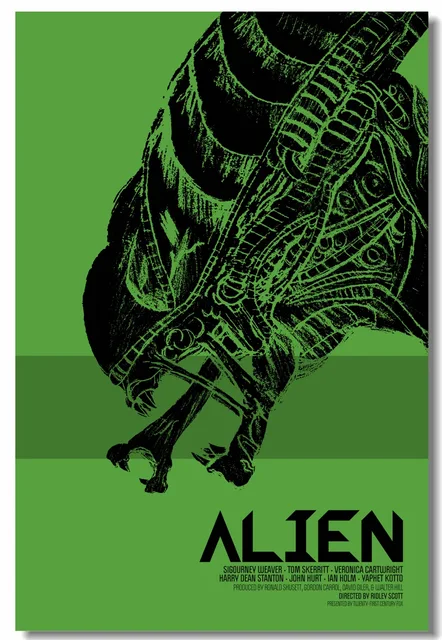 Special Price Custom Canvas Wall Decals Classic Movie Alien Poster Aliens Wall Stickers Office Mural Cafe Bar Wallpaper Dining Room Art #0198# Special Price Custom Canvas Wall Decals Classic Movie Alien Poster Aliens Wall Stickers Office Mural Cafe Bar Wallpaper Dining Room Art #0198#