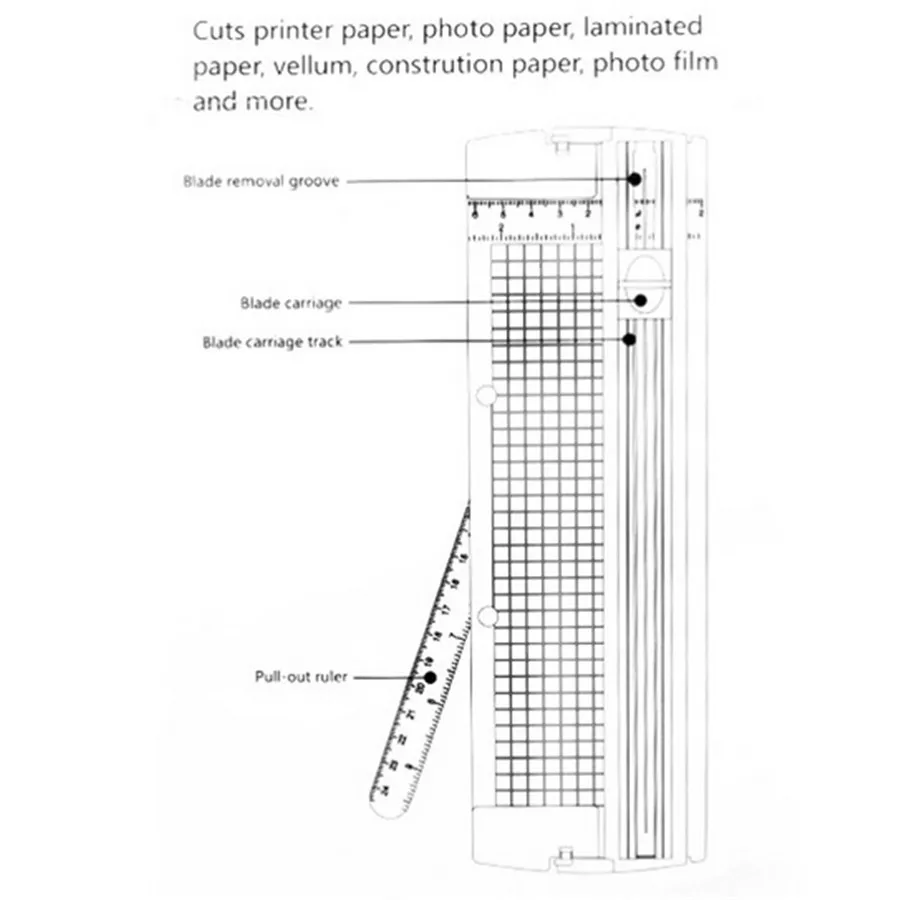 2pcs A3 A4 Paper Trimmer Changing Blades Precision Guillotine Paper Photo Card Cutters Arts & Crafts Rotary Cutting Machine