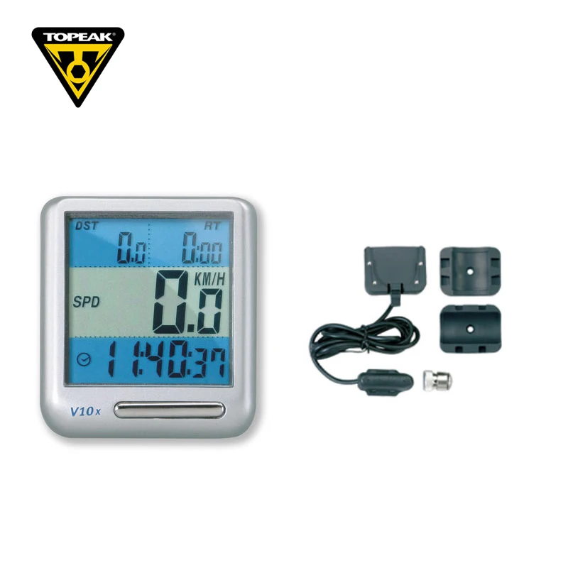 Topeak Panoram V10x Bicycle Computer 10 Function Wired