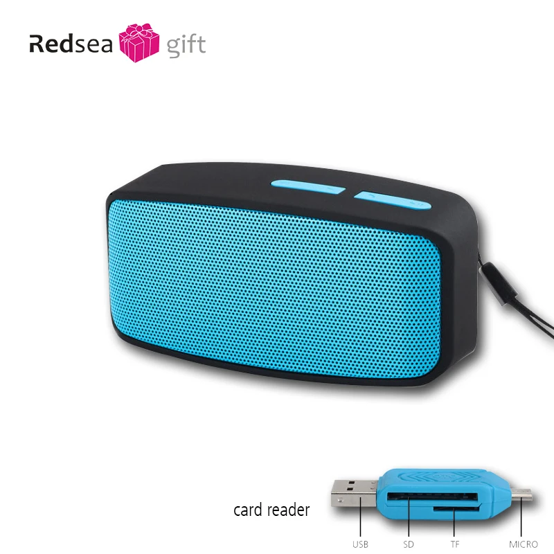 

free shipping square arc design bluetooth mini speaker with TF card USB memory hands-free call and FM radio