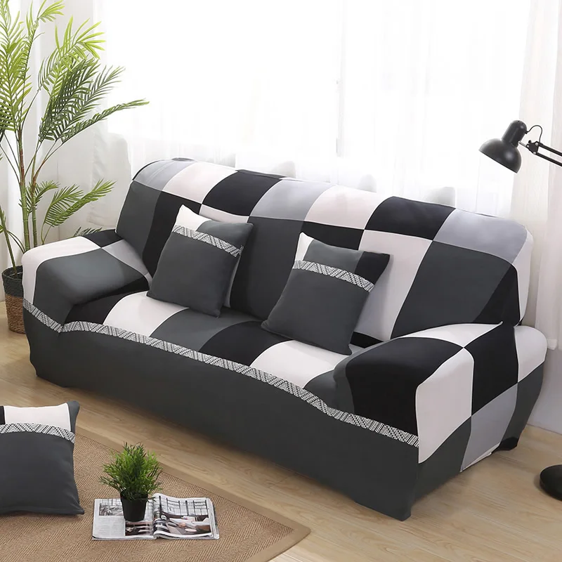 Большой эластичный чехол для дивана все включено анти-домашние чехлы для диванов диван полотенце одно/два/три/четыре сиденья - Цвет: K008