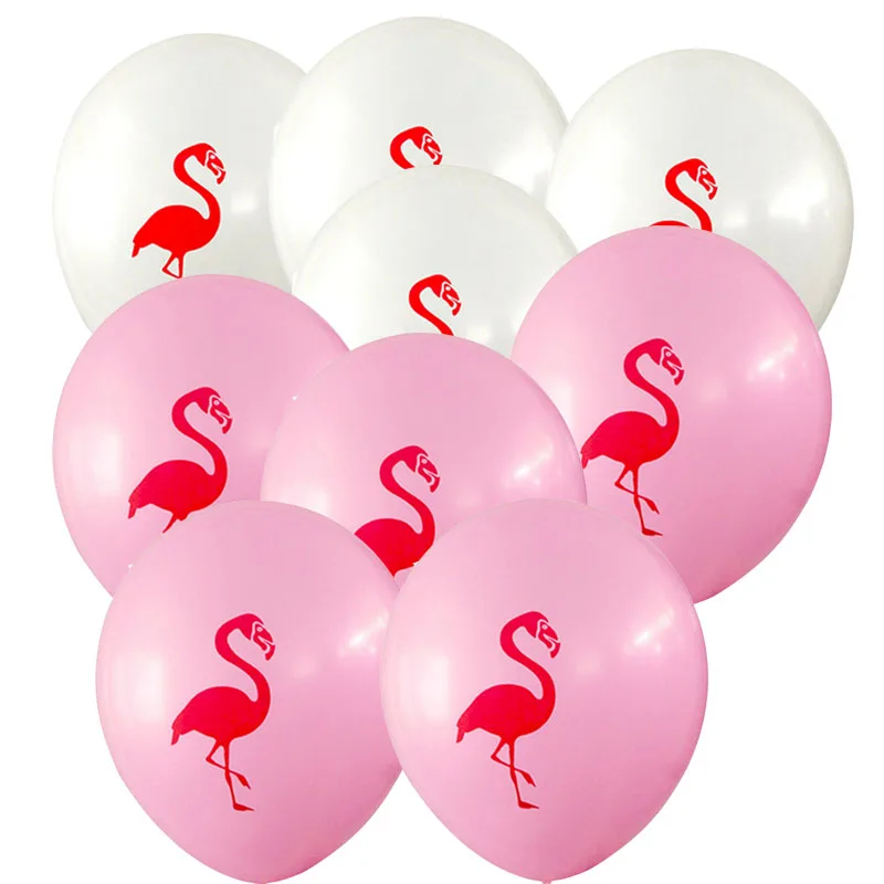 

12 Pieces 10 Inches Flamingo Latex Balloons Inflatable Wedding Decorations Bride wedding Balloons Birthday Event Party Supplies