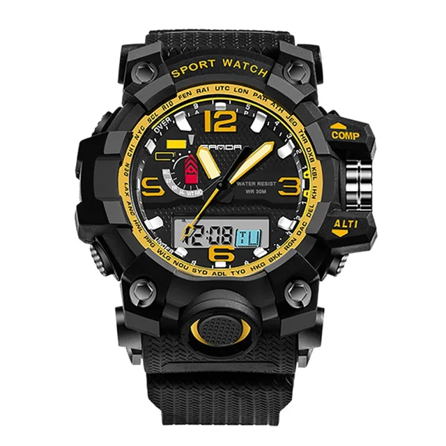 Men Women Digital Watch Multi Function 30 M Water Resistant Back Light