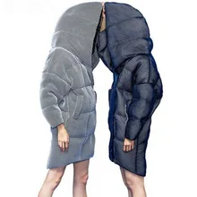 Высококачественное зимнее пальто для женщин Новая модная куртка на белом утином пуху длинная парка Женское пальто толстая теплая зимняя куртка для женщин