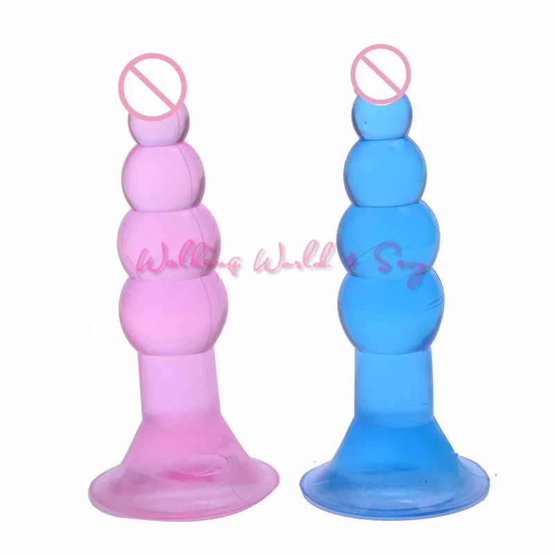 4 Color Silicone Anal Sex Toys Anal Beads Butt Plug Anus Insert Stopper G-Spot Massager Adult Sex Products Anal Dildo Unisex (2)