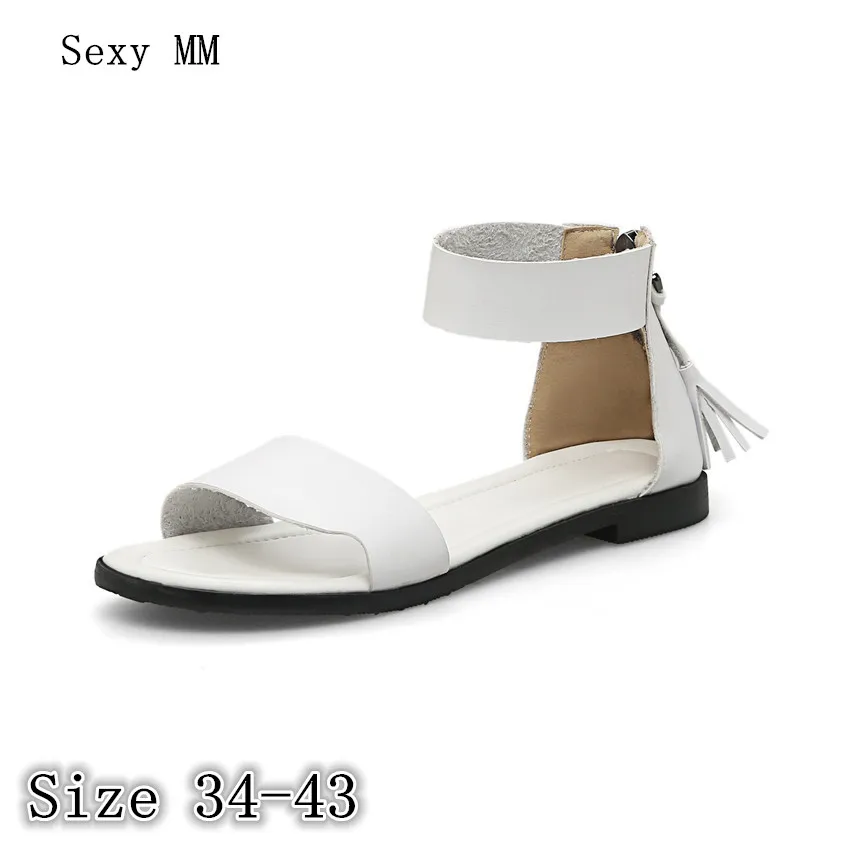 

Summer Style Slides Women Sandals Flats Woman Flat Shoes Flip Flops Slippers Ladies Sandals Plus Size 34 - 40 41 42 43