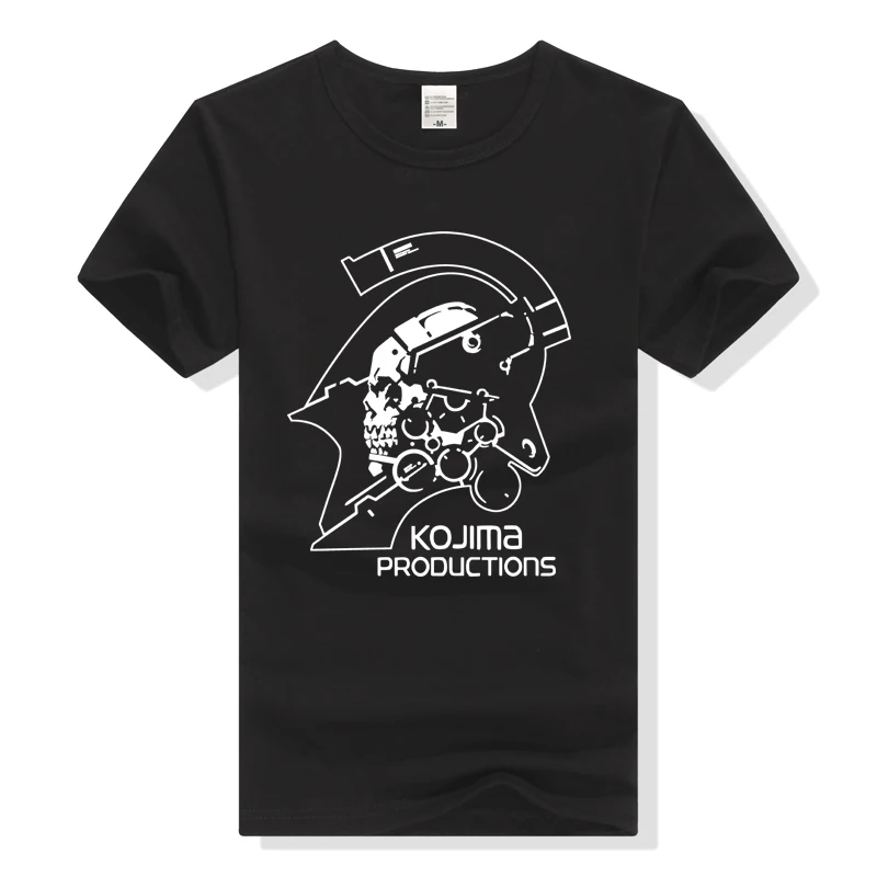 

Metal Gear Solid T Shirt Kojima Productions T-Shirt Men Women Tshirt Plus Size MGS Hideo Kojima Clothing Cotton Tee