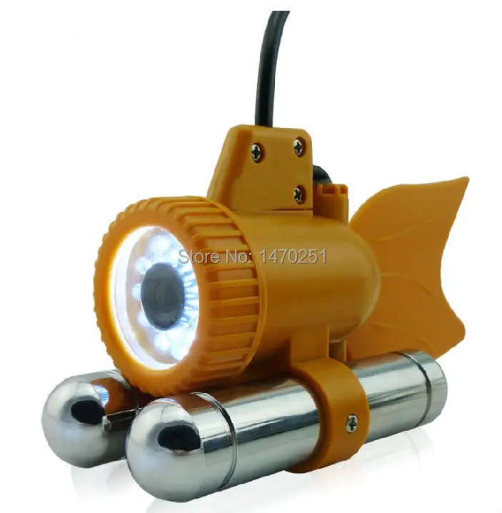 Free Shipping IR Underwater Camera Fishing Gear w/ 20M Cable 24PCS IR LED Night Vision Waterproof Fishing Camera