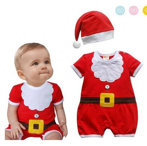 Рождественский подарок; детские комбинезоны с Санта-Клаусом; Одежда для младенцев; комбинезон для мальчиков и девочек; детская одежда для новорожденных