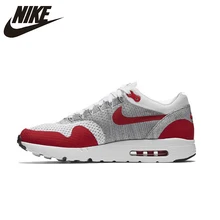 NIKE Air Max1 Ultra Flyknit Original Mens Running Shoes Mesh Breathable Stability Comfortable Lightweight Sneakers For Men Shoes