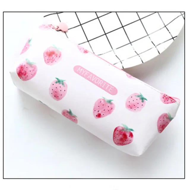 jansport strawberry pencil case