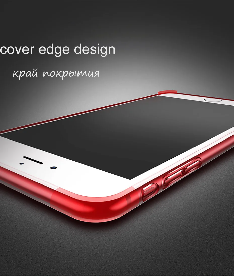 MOUSEMI Phone Cases For iPhone 6 6s 7 8 Plus X Ultra Thin Soft Transparent TPU Silicone Cases 7 For iPhone 7 5s se 6 Back Cover  (8)