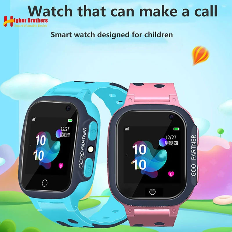 Smart GPRS LBS Tracker Locator Finder  Kids Baby Students SOS Call Remote Monitor Camera Alarm Flashlight Phone Watch Wristwatch