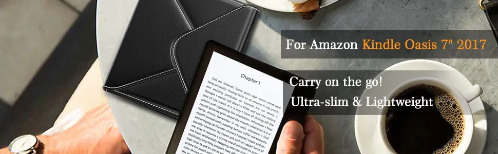 Чехол для Kindle Oasis 7 дюймов, ультра легкий тонкий защитный чехол из искусственной кожи, сумка для Amazon " Kindle Oasis E-reader