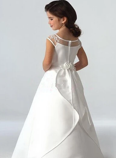 vestidos para niñas color blanco