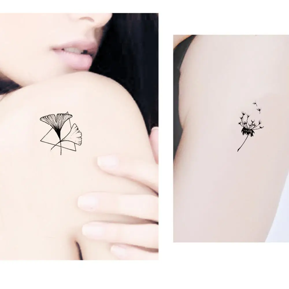 للماء لصاقات وشم مؤقت القمر هيل الغابات نجمة وهمية تاتو فلاش الوشم Tatouage الجسم الفن اليد القدم لفتاة Wom T-041