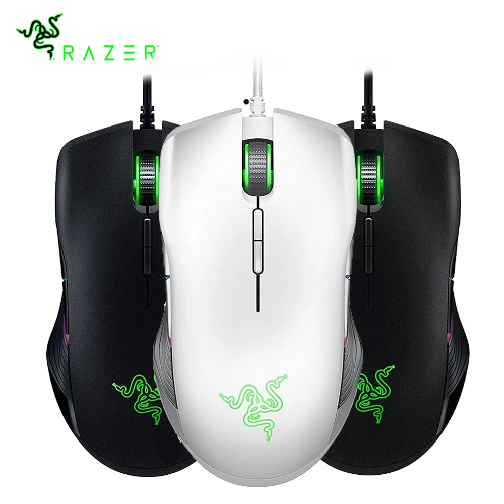 

Original Razer Lancehead Tournament Edition Wired Gaming Mouse 16000 DPI 5G Optical Sensor Left and Right Both Hand Mouse Gaming