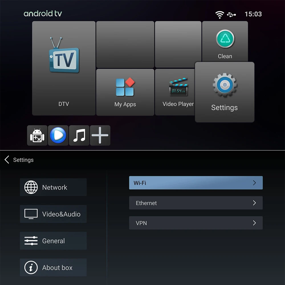 MECOOL M8S плюс Android ТВ коробка+ DVB-S/S2/S2X телеприставки Android 7,1 Amlogic S905D 1G/8G 4 K WIFI Airplay Miracast Media Player