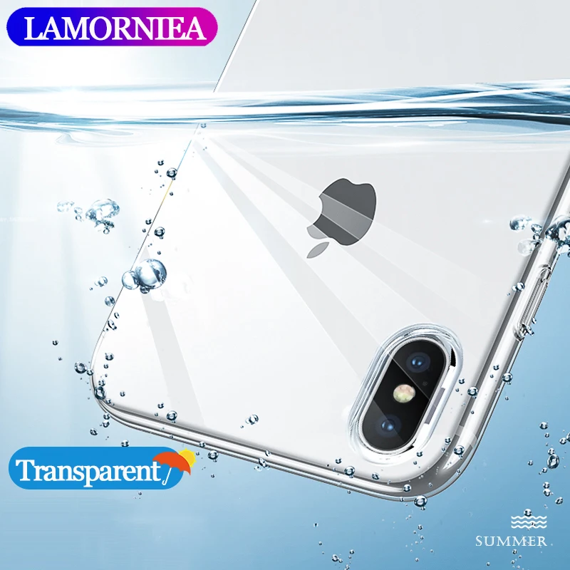 Lamorniea Case For iPhone X Cover Clear Ultra Thin Soft