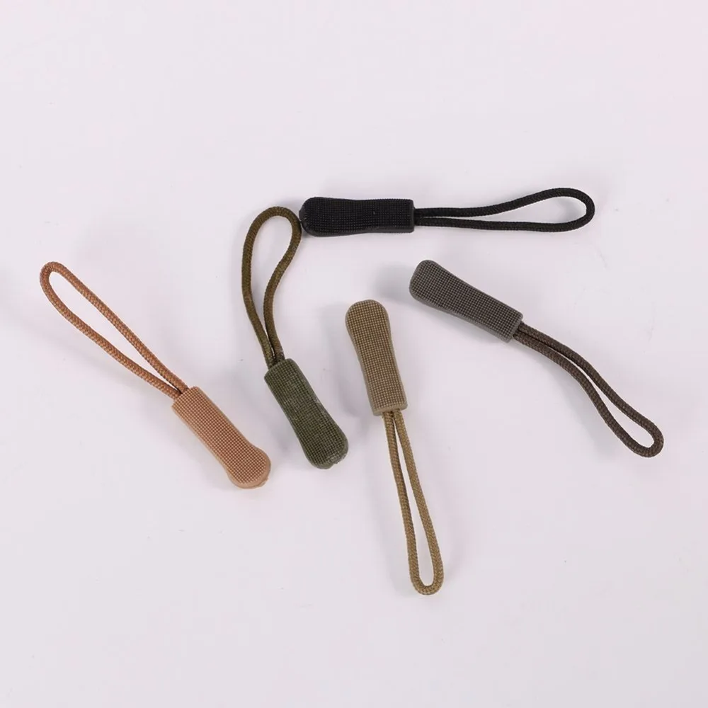 

10 pcs Color mixing long-chain skid tail rope with clothes accessories,zipper head,zipper tail rope,handle bag fittings