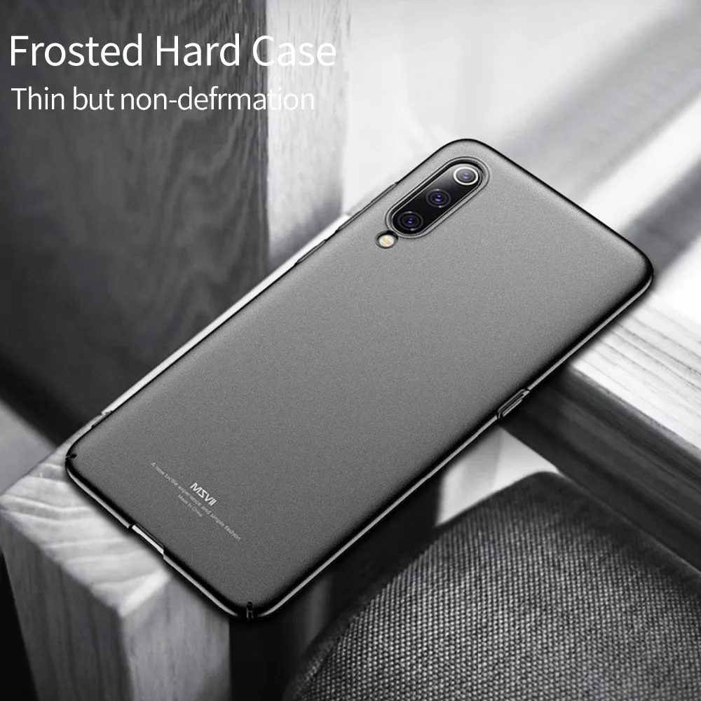 

Msvii Ultra Thin Case For Xiaomi Mi9 Mi8 Sandy Matte Frosted Cover Back For Mi 9 SE Mi 8 Lite Pro Full Protection Fundas Capa