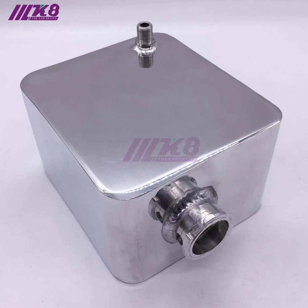 Universal 2 Litre Polished Custom Alloy Header Expansion Water Tank with Cap 2L
