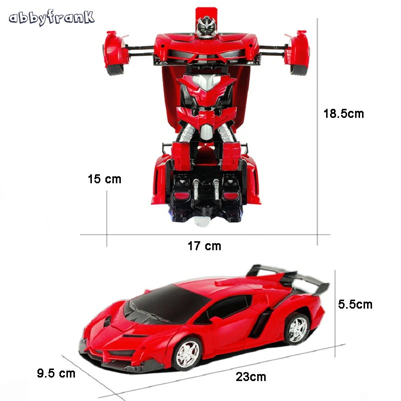 Abbyfrank 2 в 1 робот автомобиль RC игрушка модель трансформация дистанционного