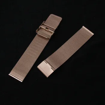 

Watchbands Stainless steel 14mm 18mm 16mm 20mm watch mesh bracelet new arrival promotion for men hours womens watches rosegold