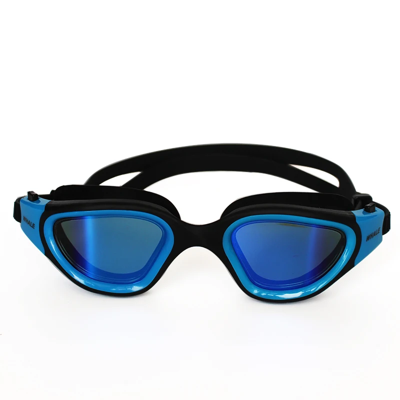 Профессиональные взрослые противотуманные линзы для мужчин и женщин natacion для плавания ming очки Водонепроницаемый Регулируемый силиконовый Очки для плавания для мужчин в бассейне - Цвет: Blue