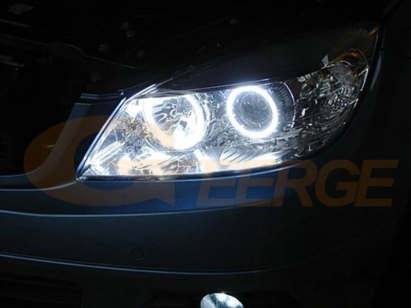 Для MERCEDES BENZ C Class W204 C280 C300 C350 C63 2008-2011 галогенные фары отличные ультра яркие smd комплект светодиодов «глаза ангела» DRL