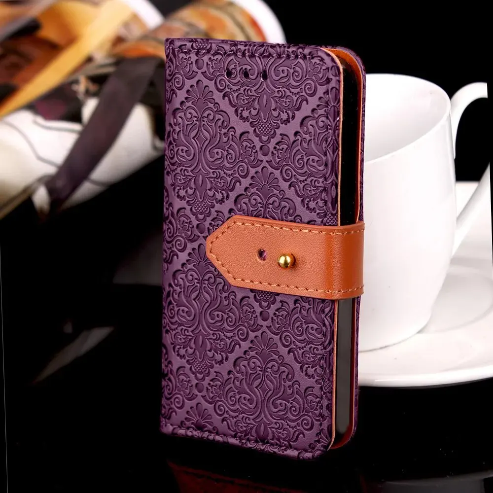 

Retro Soft Leather Case for Iphone 4 5 5s 6 6s 7 Plus Samsung Galaxy S3 S4 S5 S6 S7 Edge S8 Note Vintage Flip Wallet New Cover