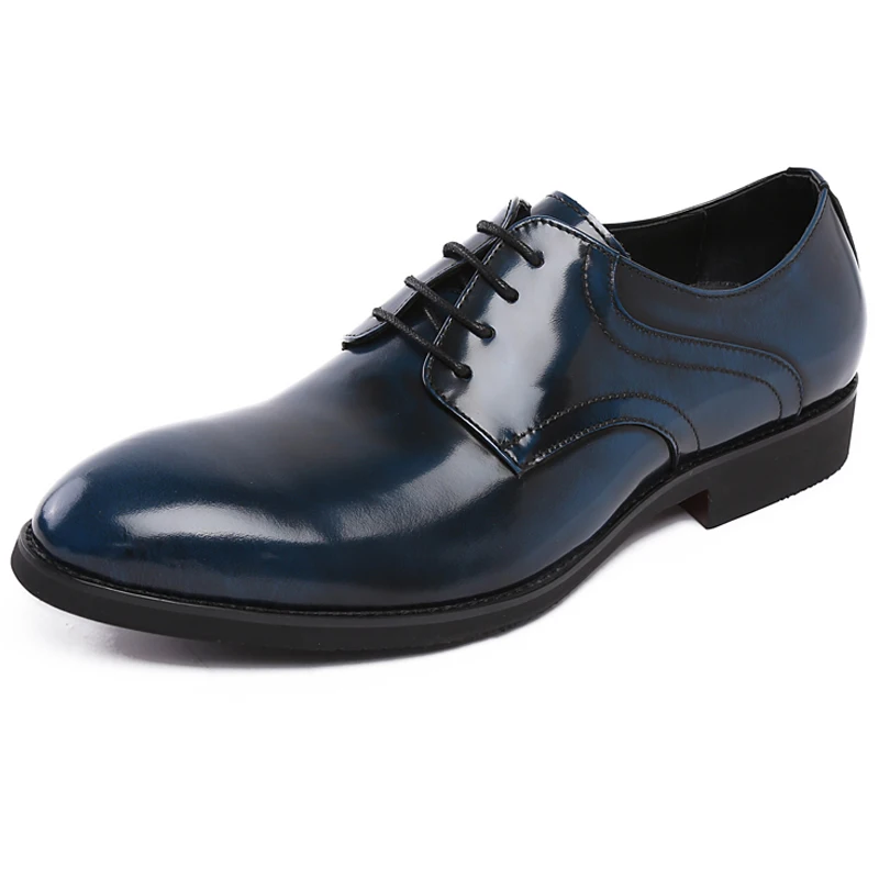 2015 British Style Luxury Navy Blue Men Platform Shoes Fashion ... 2015 British Style Luxury Navy Blue Men Platform Shoes Fashion ...