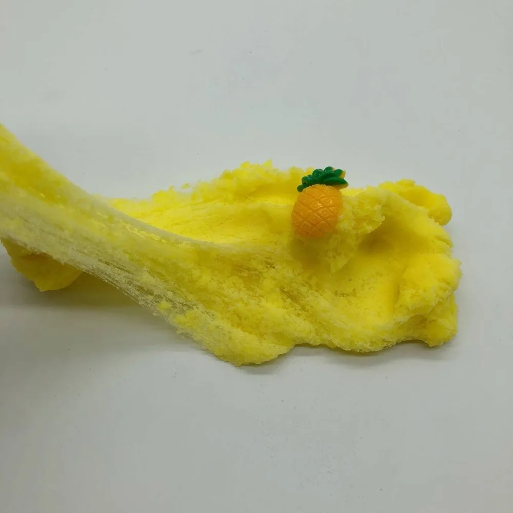 Slime Toys Popular Pineapple DIY Modeling Clay Fluffy Slime Learning Education Toy For Children Release Stress Polymer Clay Slime Toys Popular Pineapple DIY Modeling Clay Fluffy Slime Learning Education Toy For Children Release Stress Polymer Clay
