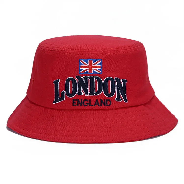 BomHCS хлопок буквы Лондон M флаг женская панама мужская летняя шляпа от солнца для путешествий бейсболки 17MZ38F3
