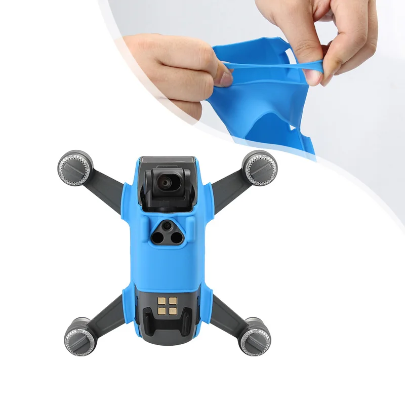 Силиконовый защитный чехол для дрона против скольжения DJI Spark Drone аксессуары |