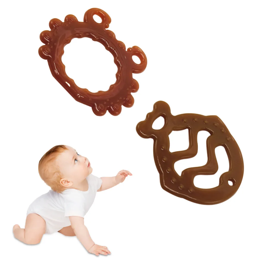 New hot sellNano silver Antimicrobial Infant Silicone Teether Baby