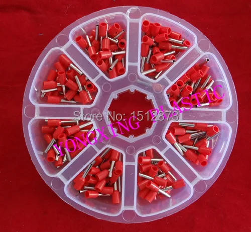 

400pcs/box E1008 cord end insulating terminal 18AWG (1.0 MM 2 ) wire ferrules