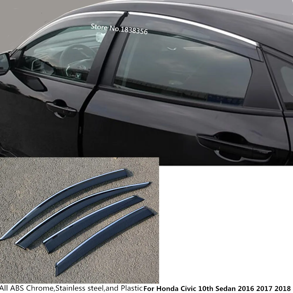 Car cover Stick lamp plastic Window glass Wind Visor Rain/Sun Guard